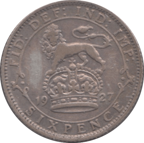 1927 SIXPENCE ( GF ) - Sixpence - Cambridgeshire Coins