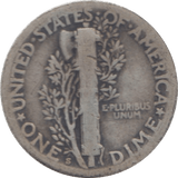 1927 USA SILVER DIME 10 CENTS - SILVER WORLD COINS - Cambridgeshire Coins