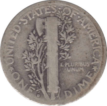 1927 USA SILVER DIME DENVER MINT - SILVER WORLD COINS - Cambridgeshire Coins