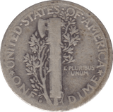 1927 USA SILVER DIME DENVER MINT - SILVER WORLD COINS - Cambridgeshire Coins