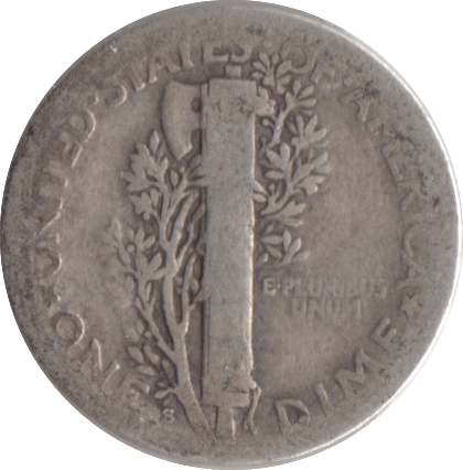 1927 USA SILVER DIME SAN FRANCISCO MINT - SILVER WORLD COINS - Cambridgeshire Coins