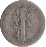 1927 USA SILVER DIME SAN FRANCISCO MINT - SILVER WORLD COINS - Cambridgeshire Coins