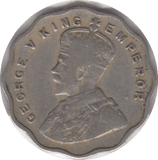 1928 1 ANNA BRITISH INDIA - WORLD COINS - Cambridgeshire Coins