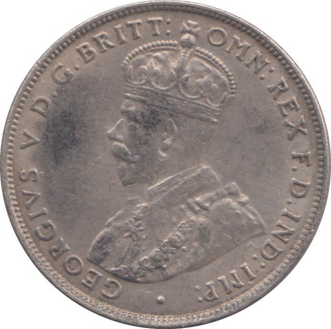 1928 AUSTRALIA SILVER ONE FLORIN - WORLD SILVER COINS - Cambridgeshire Coins