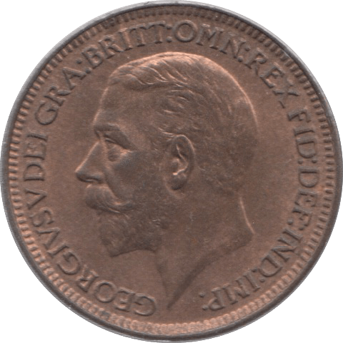 1928 FARTHING ( AUNC ) 18 - Farthing - Cambridgeshire Coins