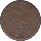 1928 FARTHING ( EF ) - Farthing - Cambridgeshire Coins