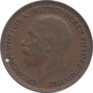 1928 FARTHING ( EF ) - Farthing - Cambridgeshire Coins