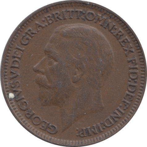 1928 FARTHING ( EF ) - Farthing - Cambridgeshire Coins
