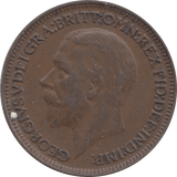 1928 FARTHING ( EF ) - Farthing - Cambridgeshire Coins