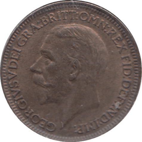 1928 FARTHING ( UNC ) - Farthing - Cambridgeshire Coins