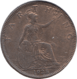 1928 FARTHING ( UNC ) - Farthing - Cambridgeshire Coins