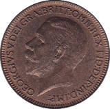 1928 FARTHING ( UNC ) - Farthing - Cambridgeshire Coins