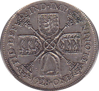1928 FLORIN ( GF ) - Florin - Cambridgeshire Coins