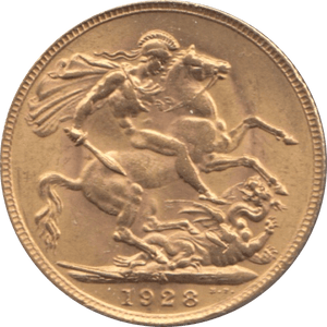 1928 GOLD SOVEREIGN ( AUNC ) I PRETORIA MINT - Sovereign - Cambridgeshire Coins