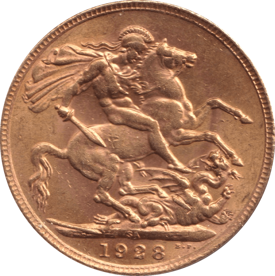 1928 GOLD SOVEREIGN ( AUNC ) SA PRETORIA MINT - Sovereign - Cambridgeshire Coins