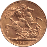 1928 GOLD SOVEREIGN ( AUNC ) SA PRETORIA MINT - Sovereign - Cambridgeshire Coins