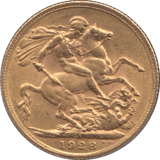 1928 GOLD SOVEREIGN ( AUNC ) SOUTH AFRICA - Sovereign - Cambridgeshire Coins