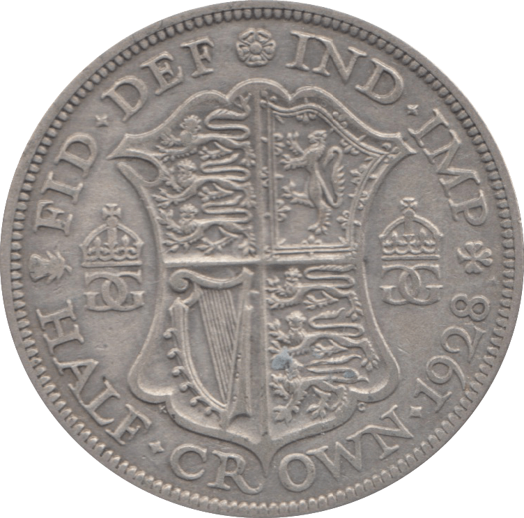1928 HALF CROWN ( VF ) 3 - Halfcrown - Cambridgeshire Coins
