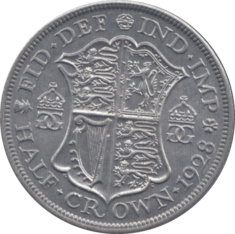 1928 HALFCROWN ( AUNC ) 1 - Halfcrown - Cambridgeshire Coins