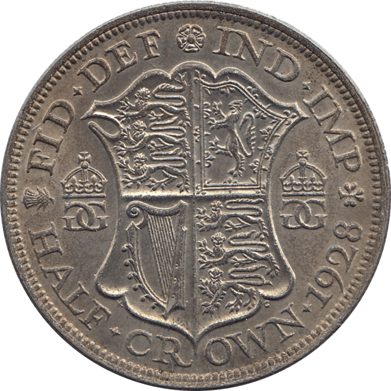 1928 HALFCROWN ( AUNC ) 4 - Halfcrown - Cambridgeshire Coins