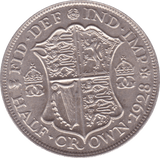 1928 HALFCROWN ( AUNC ) C - Halfcrown - Cambridgeshire Coins