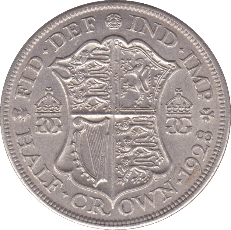 1928 HALFCROWN ( EF ) A - Halfcrown - Cambridgeshire Coins