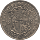 1928 HALFCROWN ( EF ) E - Halfcrown - Cambridgeshire Coins