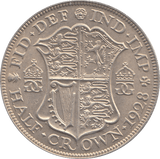 1928 HALFCROWN ( EF ) F - Halfcrown - Cambridgeshire Coins