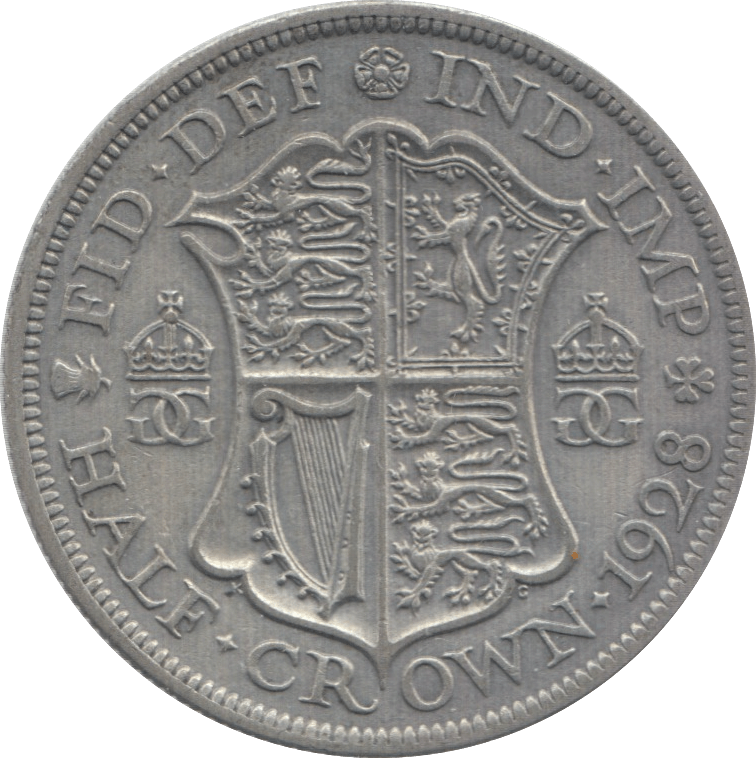 1928 HALFCROWN ( GVF ) 6 - Halfcrown - Cambridgeshire Coins