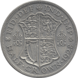 1928 HALFCROWN ( GVF ) 6 - Halfcrown - Cambridgeshire Coins