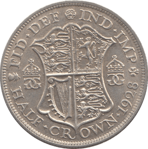 1928 HALFCROWN ( GVF ) 7 - Halfcrown - Cambridgeshire Coins