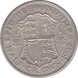 1928 HALFCROWN ( GVF ) A - Halfcrown - Cambridgeshire Coins