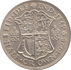 1928 HALFCROWN ( UNC ) 3 - Halfcrown - Cambridgeshire Coins