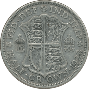 1928 HALFCROWN (VF) - Halfcrown - Cambridgeshire Coins