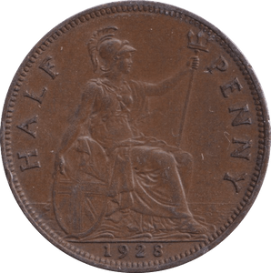 1928 HALFPENNY ( EF ) - Halfpenny - Cambridgeshire Coins
