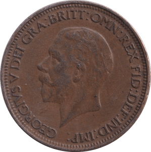 1928 HALFPENNY ( EF ) - Halfpenny - Cambridgeshire Coins