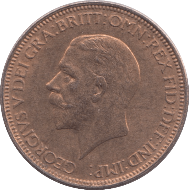 1928 HALFPENNY ( UNC ) - Halfpenny - Cambridgeshire Coins