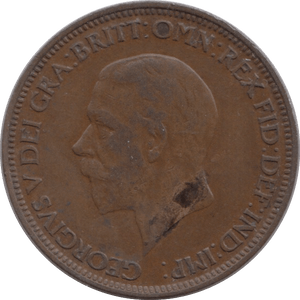 1928 HALFPENNY ( VF ) - HALFPENNY - Cambridgeshire Coins