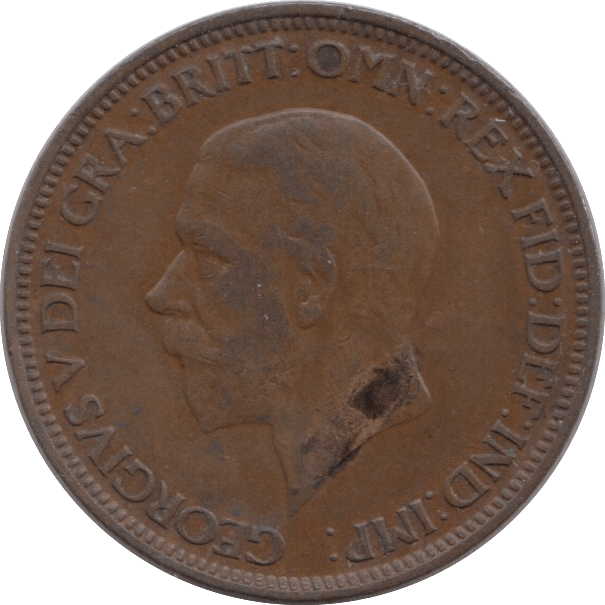 1928 HALFPENNY ( VF ) - HALFPENNY - Cambridgeshire Coins