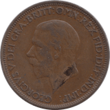 1928 HALFPENNY ( VF ) - HALFPENNY - Cambridgeshire Coins