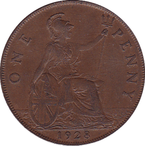 1928 PENNY ( EF ) - Penny - Cambridgeshire Coins