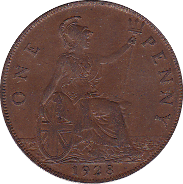 1928 PENNY ( EF ) - Penny - Cambridgeshire Coins