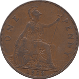 1928 PENNY ( GVF ) 2 - Penny - Cambridgeshire Coins