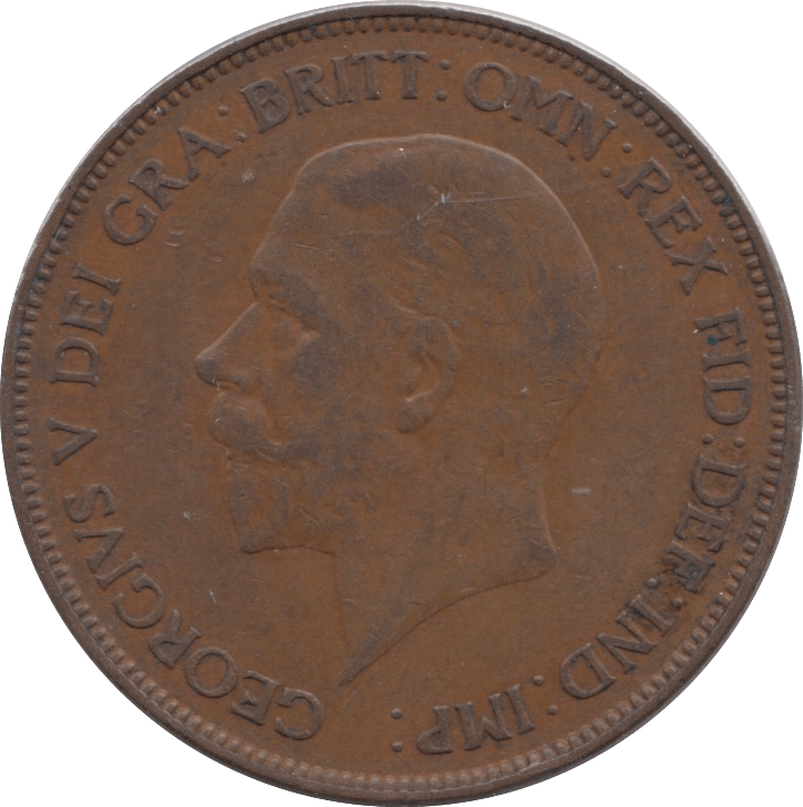 1928 PENNY ( GVF ) 2 - Penny - Cambridgeshire Coins
