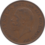 1928 PENNY ( GVF ) 2 - Penny - Cambridgeshire Coins