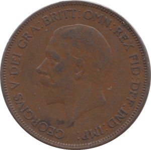 1928 PENNY ( GVF ) - Penny - Cambridgeshire Coins