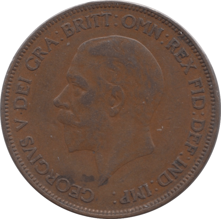 1928 PENNY ( GVF ) - Penny - Cambridgeshire Coins