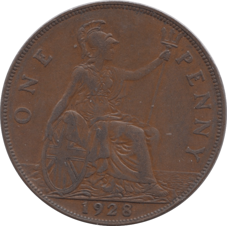 1928 PENNY ( GVF ) - Penny - Cambridgeshire Coins