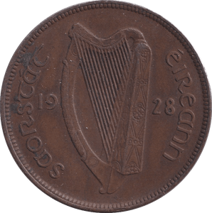 1928 PENNY IRELAND - WORLD COINS - Cambridgeshire Coins