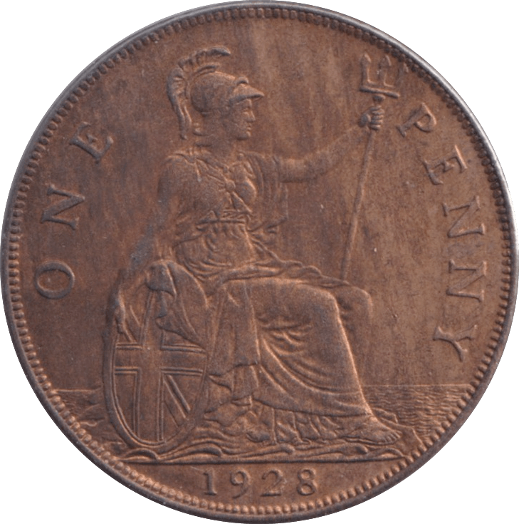 1928 PENNY ( UNC ) - Penny - Cambridgeshire Coins